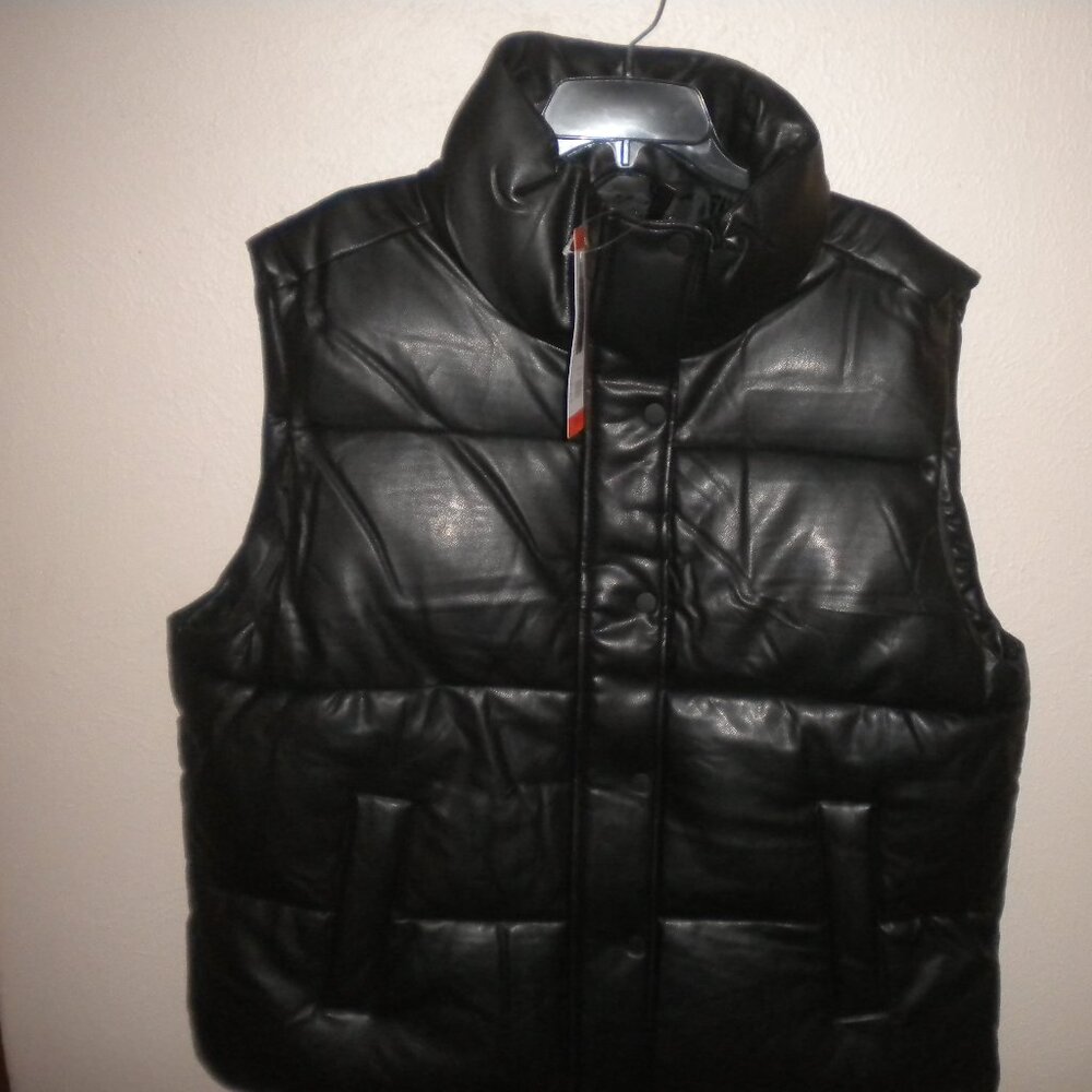 Marc New York Women's Plus Size XXL Black Sleeeveless Winter Puffer Vest NWT - Picture 2 of 6